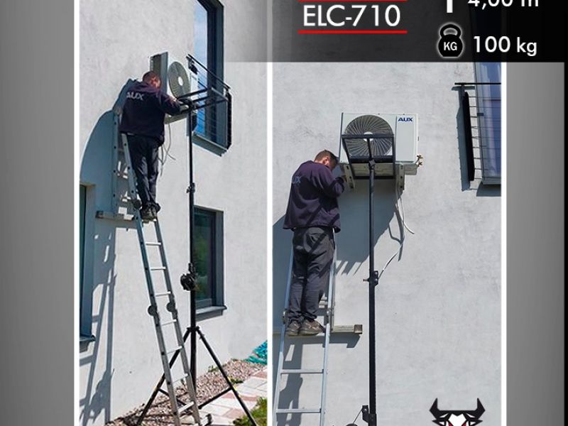 GUIL ELC-710 Crane for Mounting Awnings, Pergolas, Air Conditioners, Duct Air Conditioners, Knauf and Beams Price