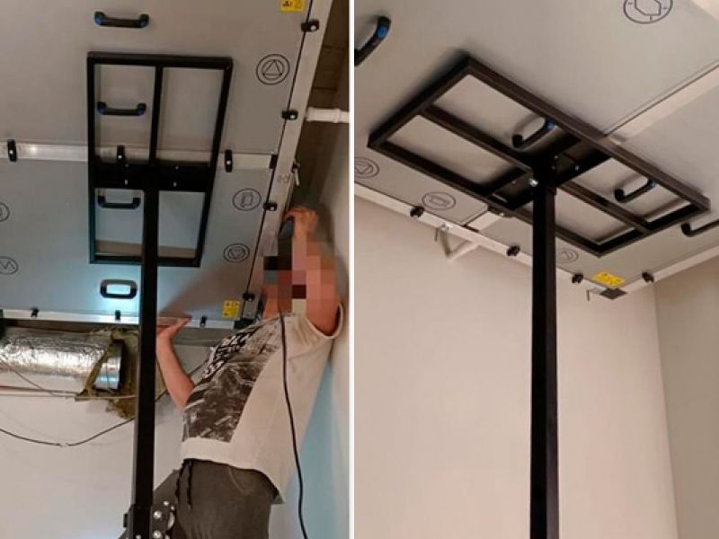 GUIL ELC-730/R Crane for Mounting Awnings, Pergolas, Air Conditioners, Duct Air Conditioners, Knauf and Beams Price