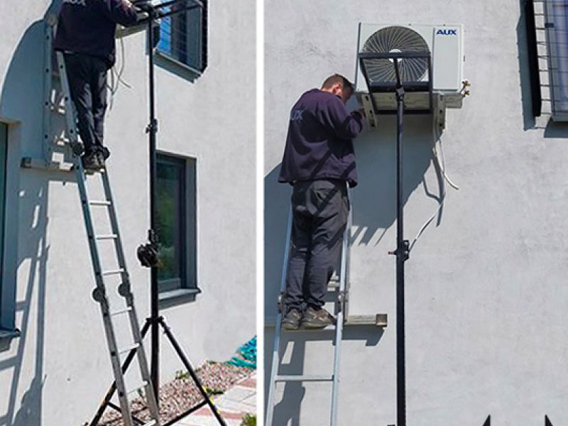 GUIL ELC-730/R Crane for Mounting Awnings, Pergolas, Air Conditioners, Duct Air Conditioners, Knauf and Beams Price