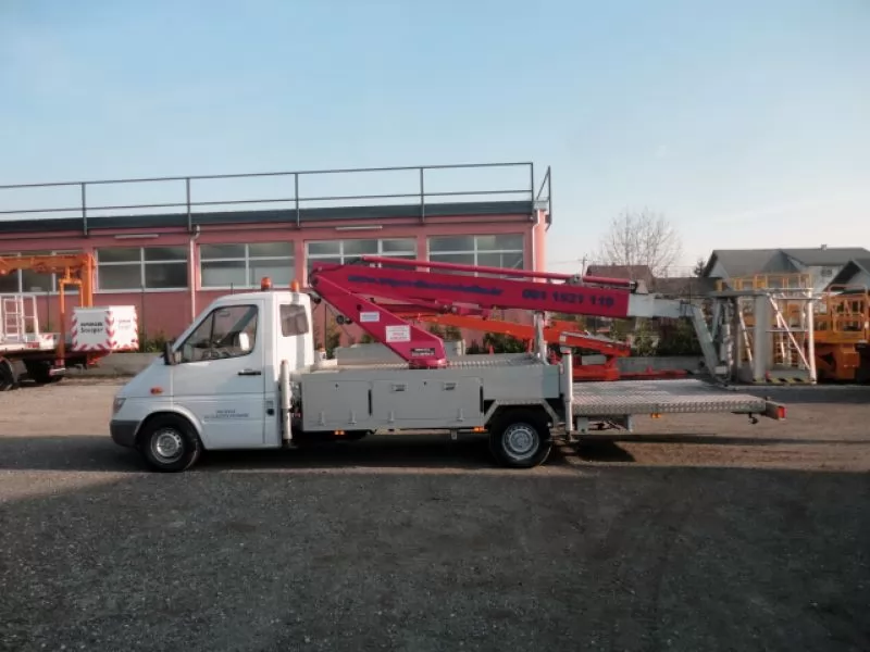 Teleskopska hidraulična auto dizalica DENKA DK12MK22 na Mercedesu 311 CDI (max. 21,00 m) - Prodaja, Najam, Cijena