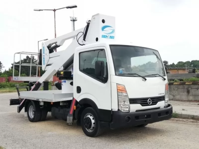 Podizna radna košara SOCAGE, na vozilu NISSAN B kat, (max. 20 m) - Prodaja, Najam, Cijena