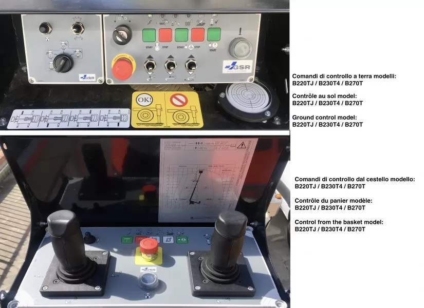B220tj b230t4  b270t  tutti i comandi